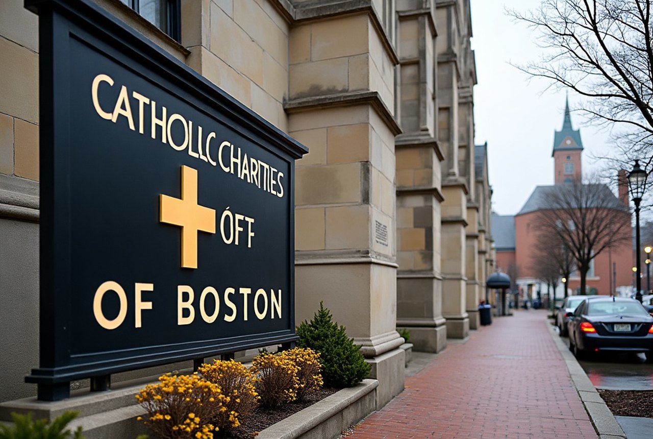 Catholic Charities of Boston signage or service location exterior