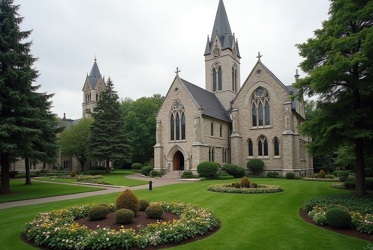Peace Garden adjacent to St. Leonard's