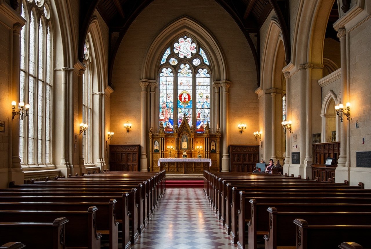 Chapel interior of the Society of St. John the Evangelist, Cambridge