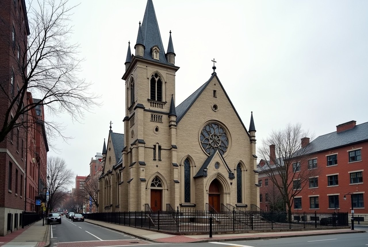 Old Bromfield Street Church, Boston (historic photograph if available)